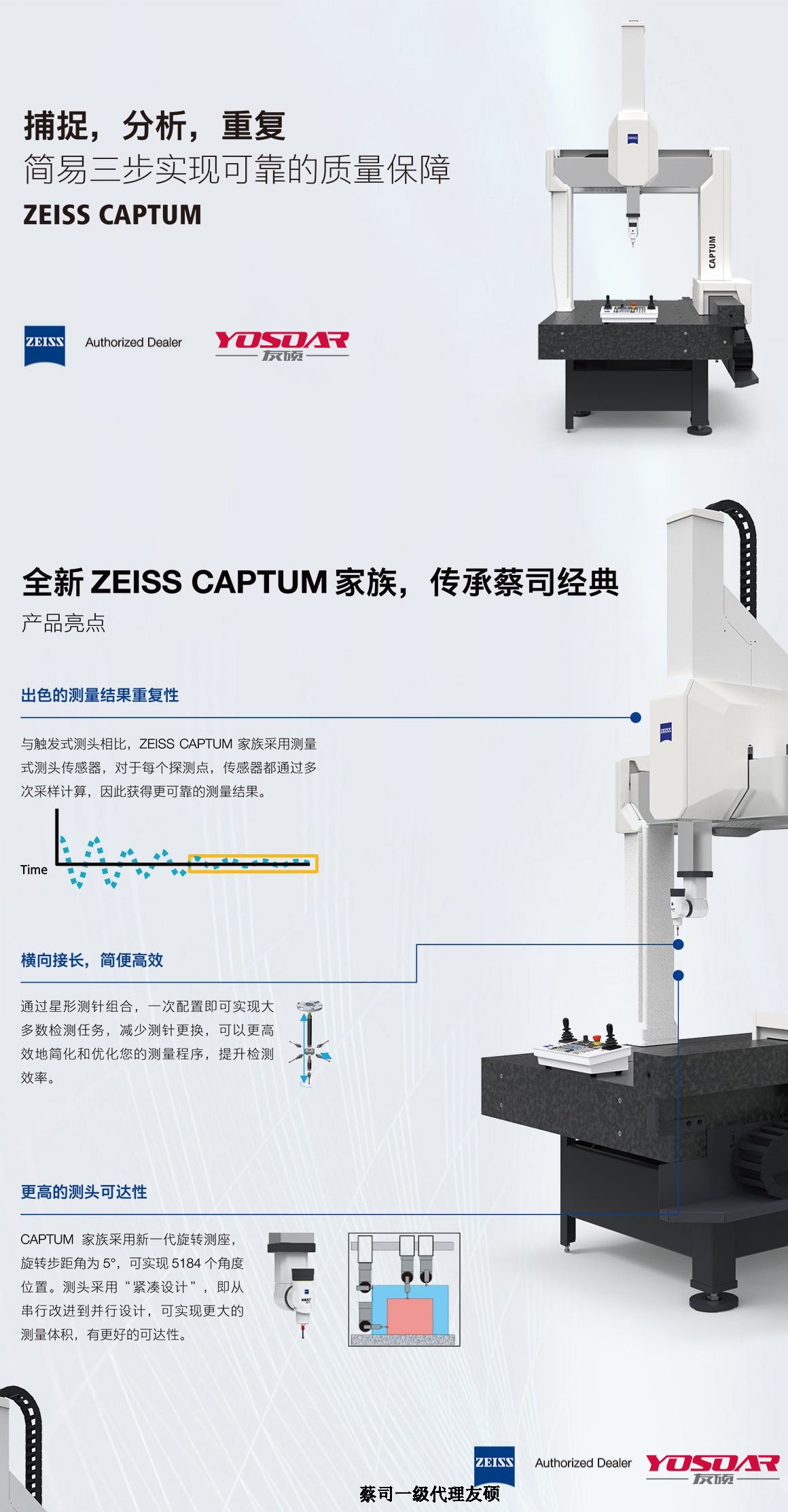 河西蔡司三坐标CAPTUM
